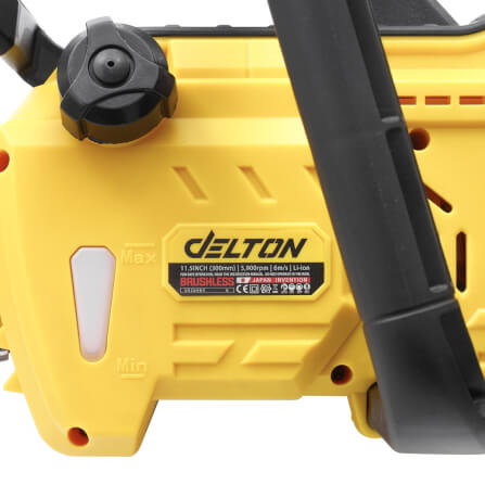 เลื่อยไฟฟ้าไร้สาย (พร้อมแบตเตอรี่ 2 ก้อน) DELTON รุ่น MKT-115BL TURBO FORCE 20V 6AH_8